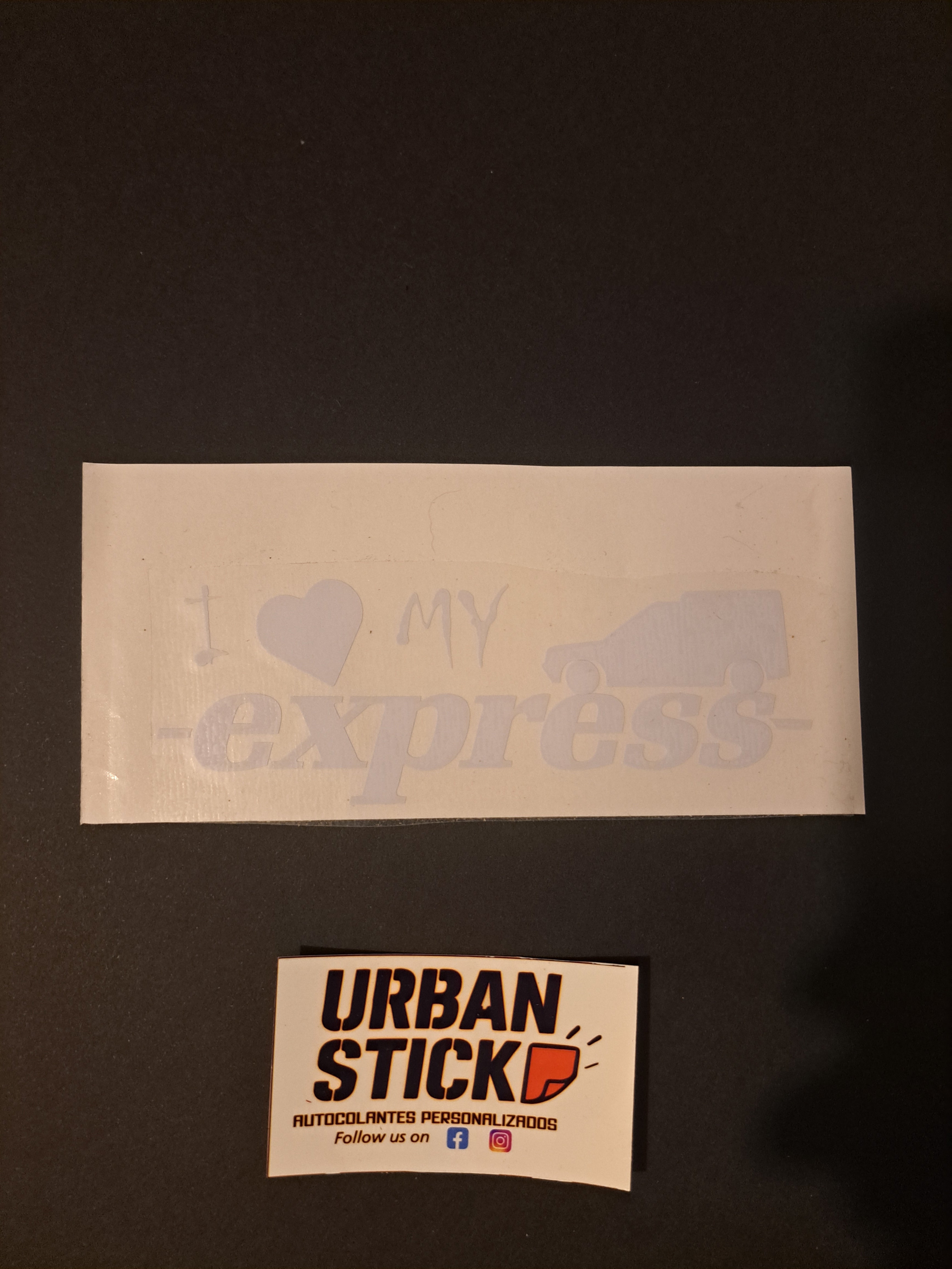 Autocolante "I LOVE MY EXPRESS"
