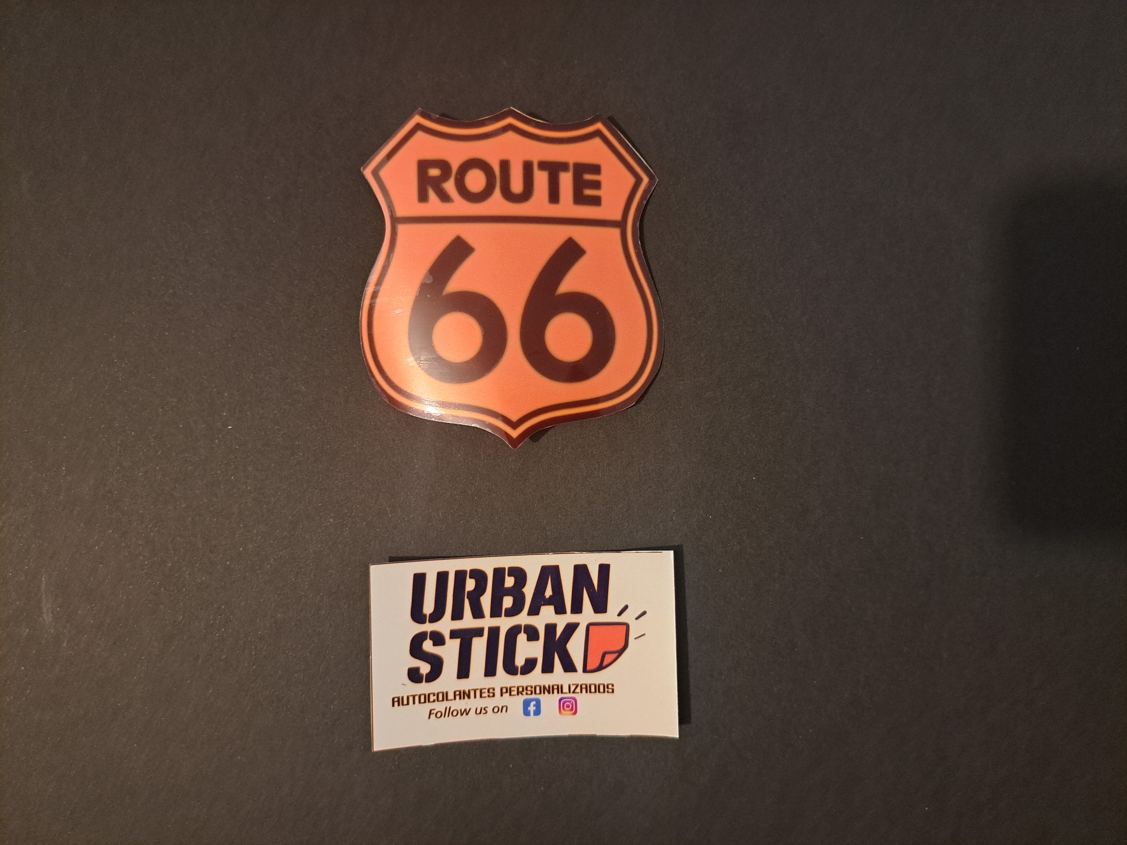 Autocolante "ROUTE 66"