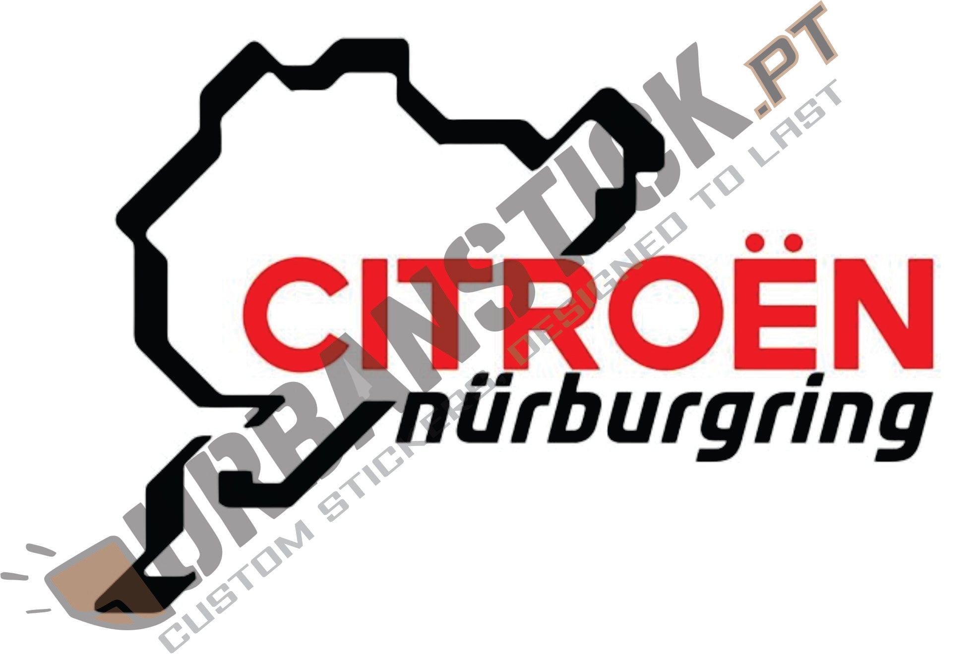 Autocolante "CITROEN Nurburgring"