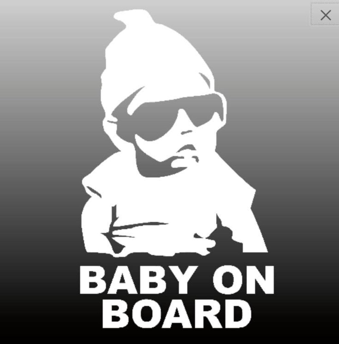 Autocolante "BABY ON BOARD 1"